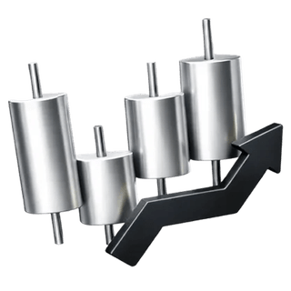 Ikona wykresu świecowego w 3D do tradingu na stronie o Zorza Rentura